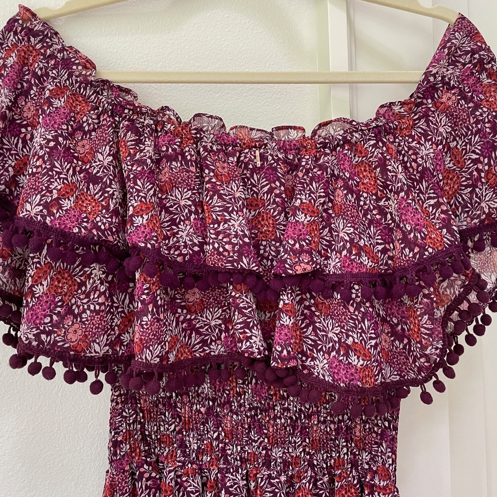 MISA LA Off the shoulder midi dress, women's size small